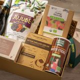  Hộp Quà Hữu Cơ Tone Vàng Cao Cấp  - GIAO NỘI THÀNH HCM 