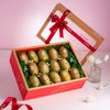 Hộp quà Kiwi vàng tone đỏ thanh lịch - GIAO NỘI THÀNH TPHCM