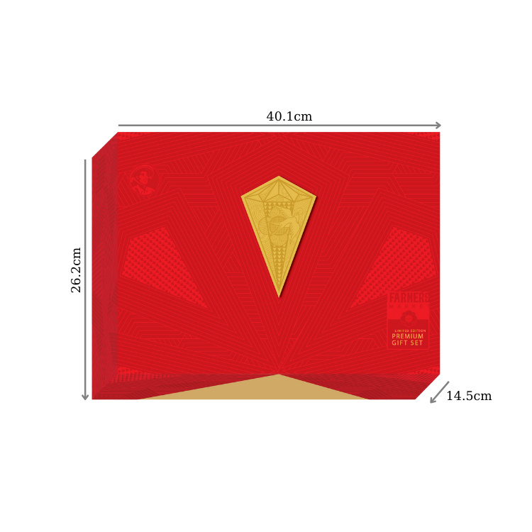  Hộp Quà Tết Diamond Lavish | Tranh 3D (38 x 28.5 x 11.3cm | ngang x dọc x cao) 