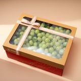  Hộp Quà Nho Xanh Tone Đỏ Vàng Thanh Lịch  - GIAO NỘI THÀNH TPHCM 