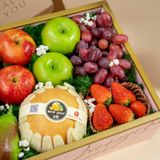  Hộp Quà Trái Cây Tươi Các Loại Tone Hồng Hoạ Tiết Tiêu Chuẩn - GIAO NỘI THÀNH TPHCM 