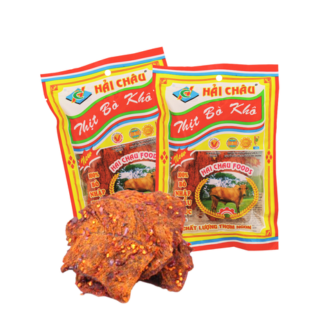  Khô bò Miếng Hải Châu gói 24 g - GIAO HÀNG TOÀN QUỐC 