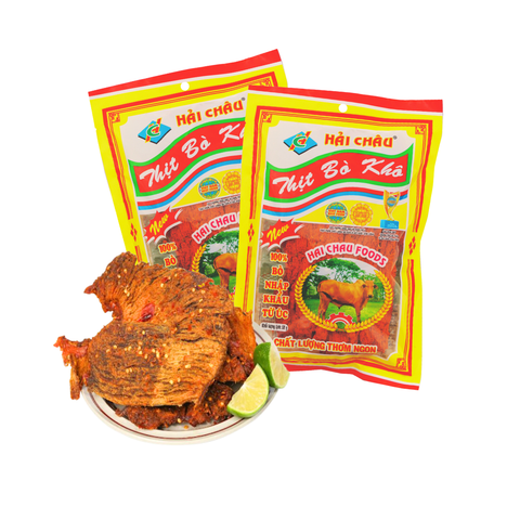  Khô bò Miếng Hải Châu gói 50 g - GIAO HÀNG TOÀN QUỐC 