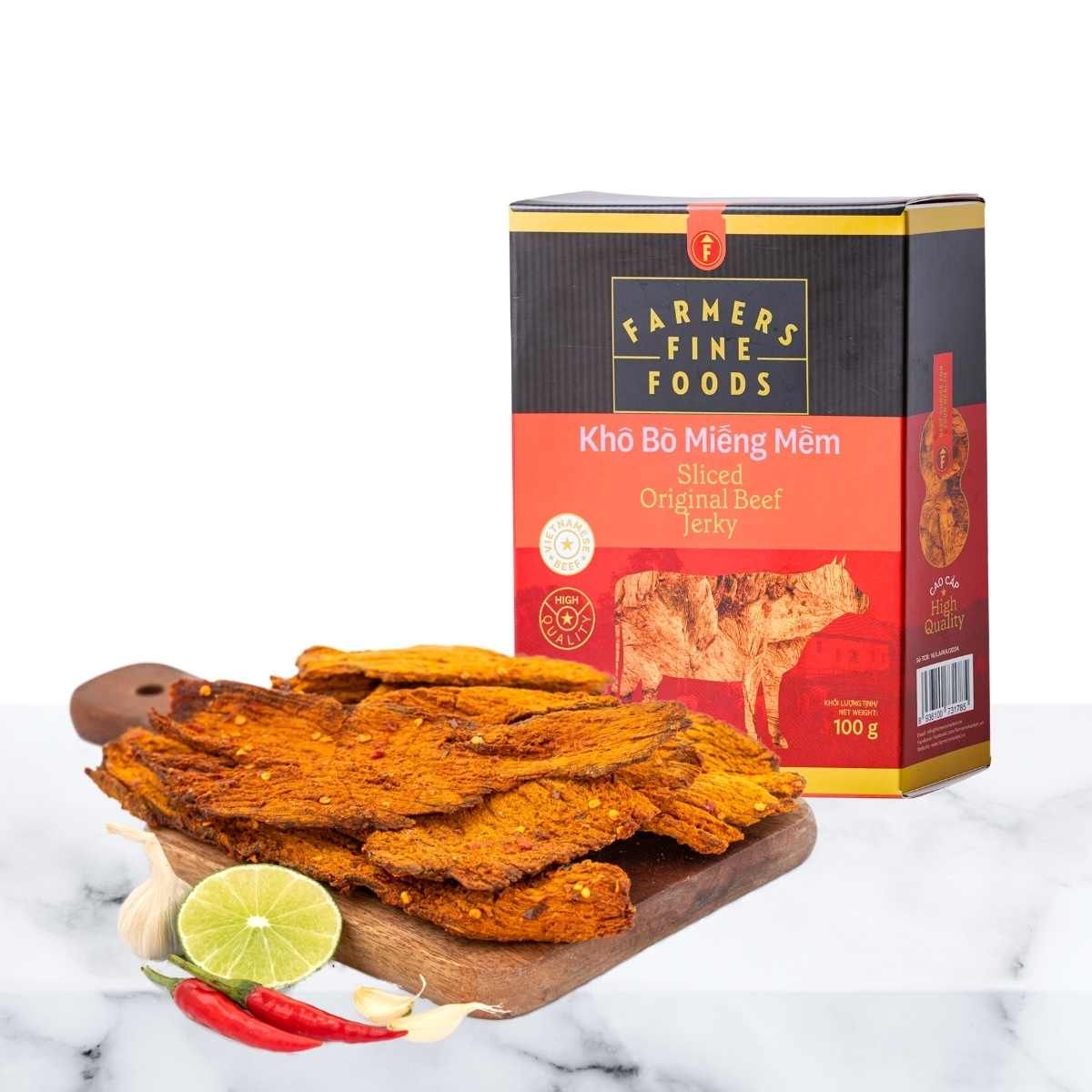  Khô bò miếng mềm Farmers Fine Foods 100 g 
