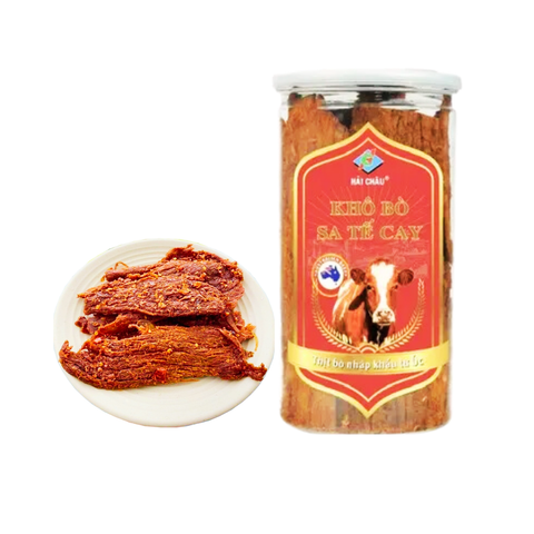  Khô bò Sa Tế Hải Châu hũ 200 g - GIAO HÀNG TOÀN QUỐC 