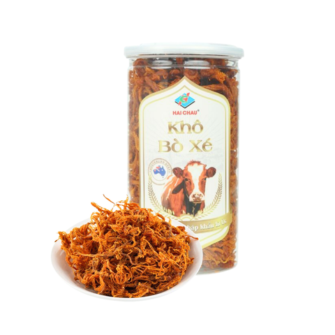  Khô bò Xé Hải Châu hũ 200 g - GIAO HÀNG TOÀN QUỐC 