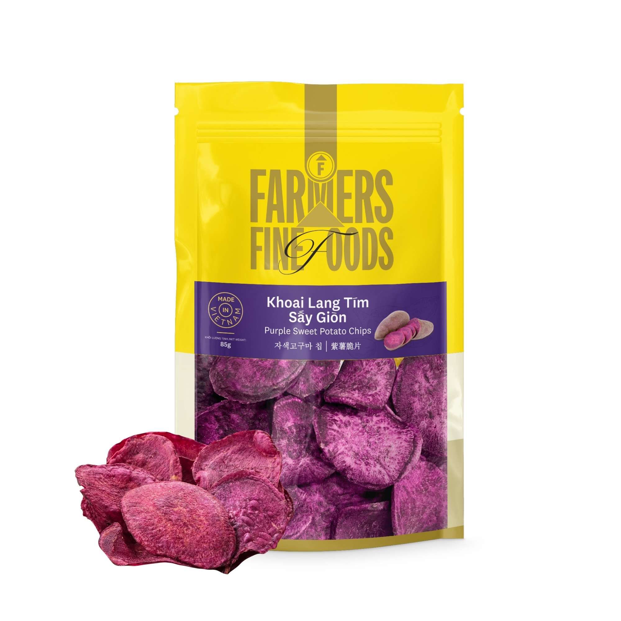  Khoai lang tím sấy giòn Farmers Fine Foods 85 g - GIAO HÀNG TOÀN QUỐC 