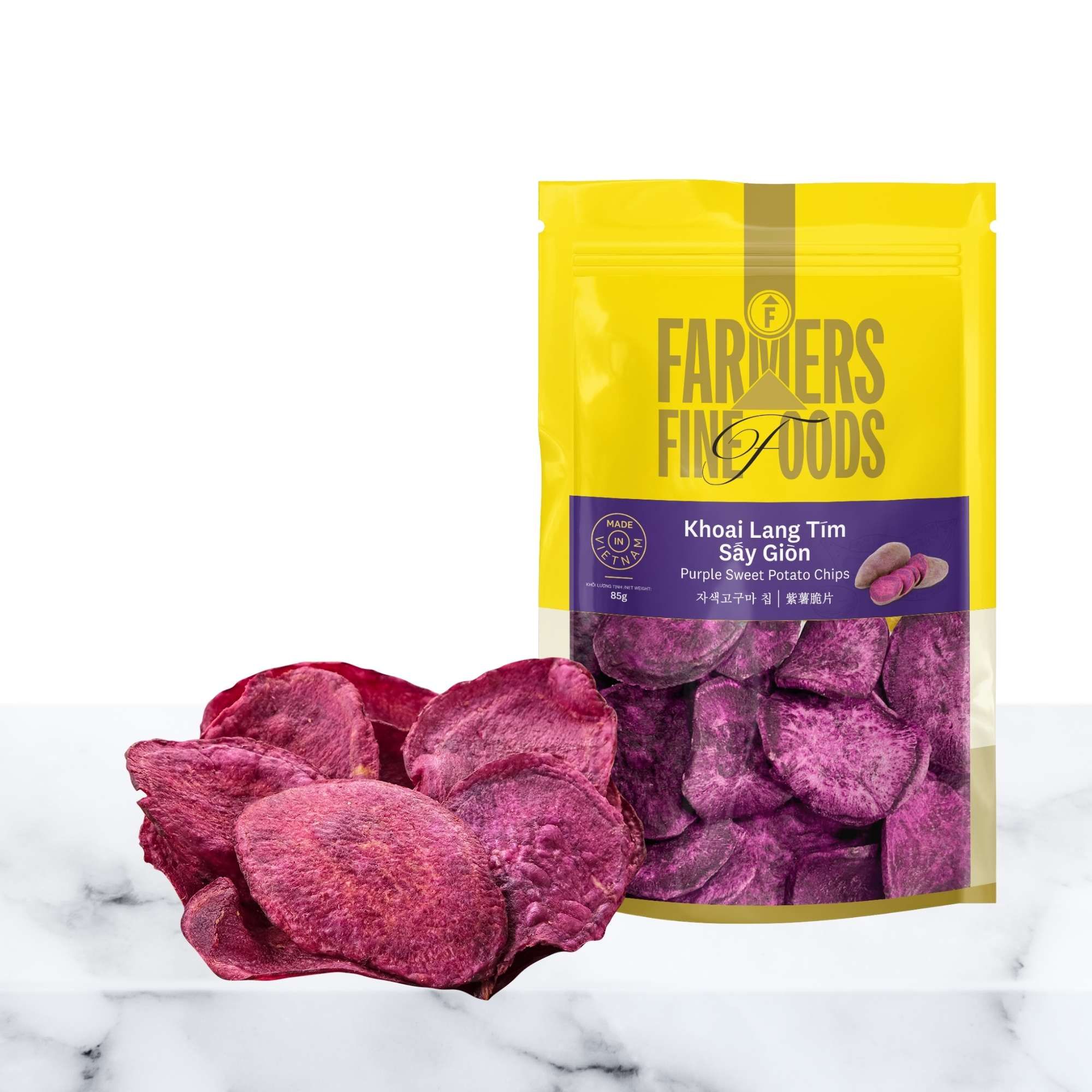  Khoai lang tím sấy giòn Farmers Fine Foods 85 g - GIAO HÀNG TOÀN QUỐC 