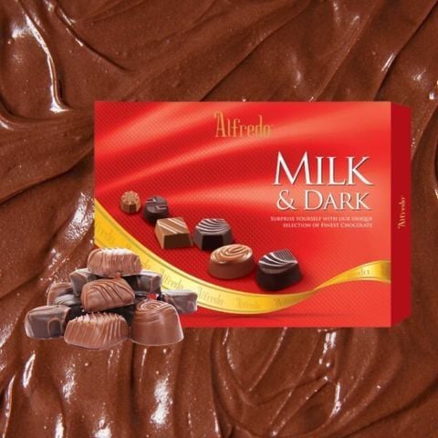  Sô cô la sữa và đen Alfredo 110 g 