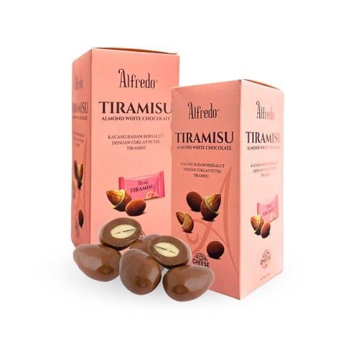  Sô cô la trắng hạnh nhân Alfredo tiramisu cheese 180 g 