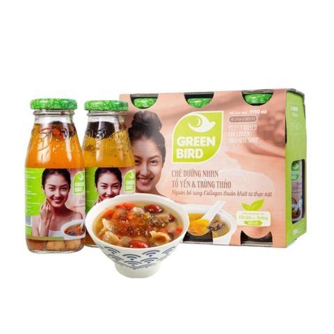  Chè dưỡng nhan tổ yến, trùng thảo Green Bird - GIAO HÀNG TOÀN QUỐC 