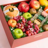  Hộp Quà Trái Cây Và Yến Chưng Tone Nâu Tinh Tế - GIAO NỘI THÀNH TPHCM 