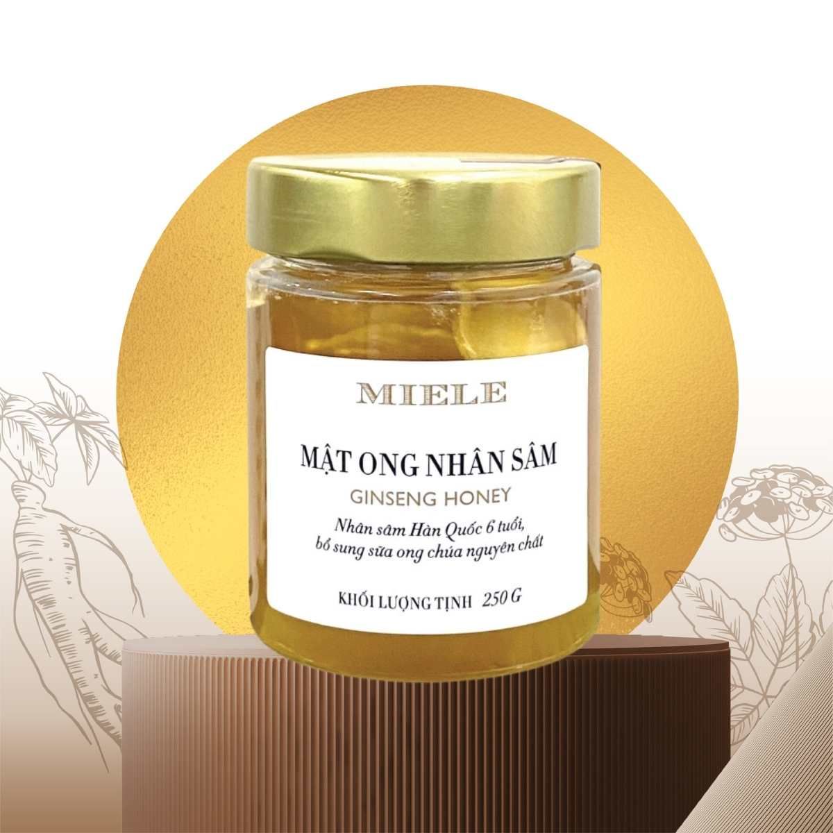  Nhân sâm ngâm mật ong Miele - GIAO NỘI THÀNH TPHCM 