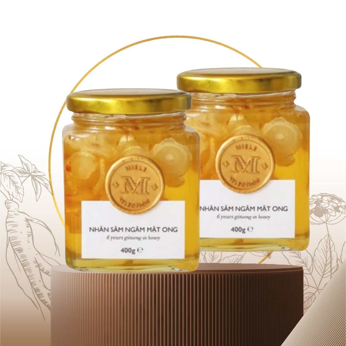  Nhân sâm ngâm mật ong Miele - GIAO NỘI THÀNH TPHCM 