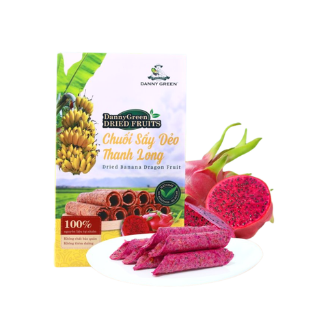 Chuối sấy dẻo thanh long đỏ DannyGreen 270g - GIAO HÀNG TOÀN QUỐC 