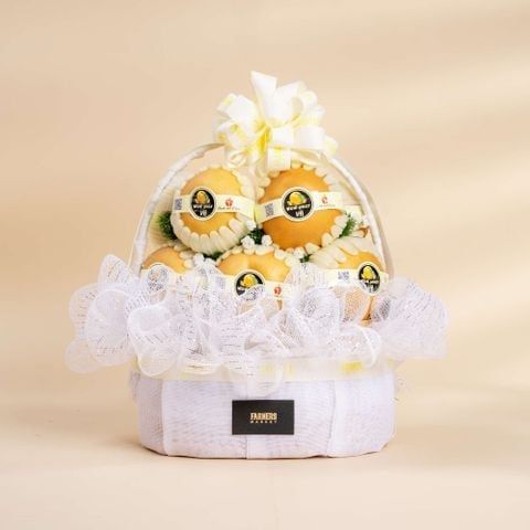  Giỏ Lê Nâu Tone Trắng Cơ Bản - GIAO NỘI THÀNH TPHCM 