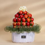  Giỏ Táo Đỏ Tone Trắng Thanh Lịch - GIAO NỘI THÀNH TPHCM 