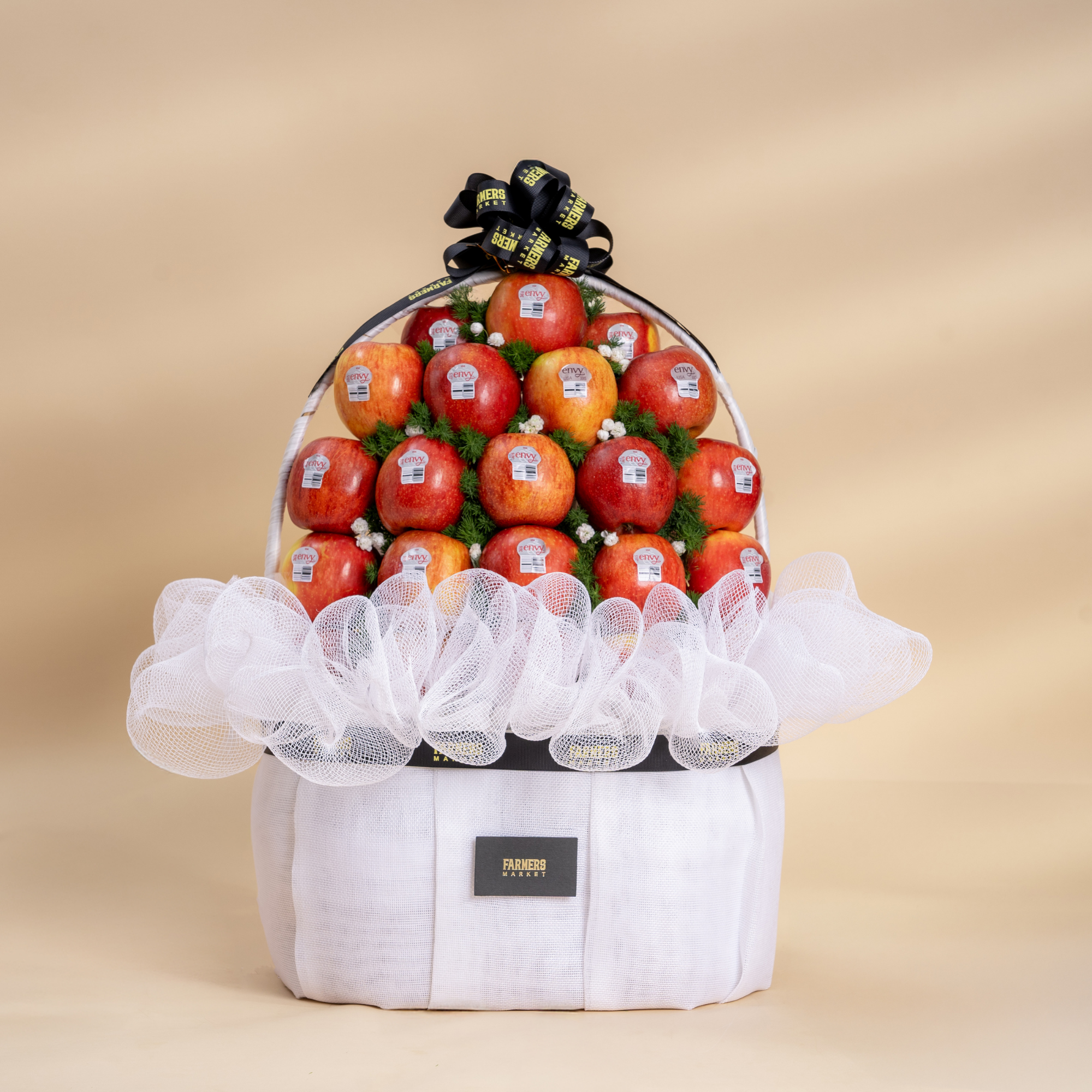  Giỏ Táo Đỏ Envy Tone Trắng Sang Trọng - GIAO NỘI THÀNH TPHCM 