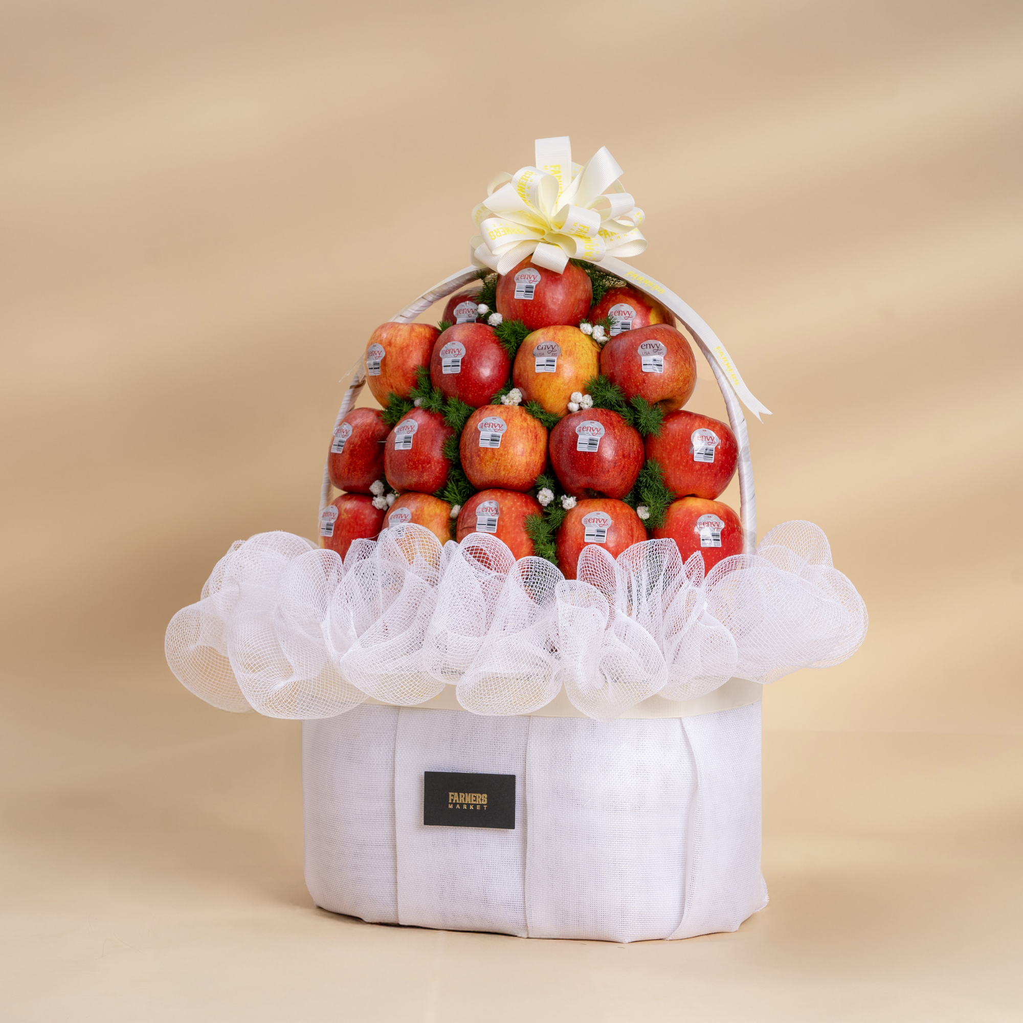  Giỏ Táo Đỏ Envy Tone Trắng Sang Trọng - GIAO NỘI THÀNH TPHCM 