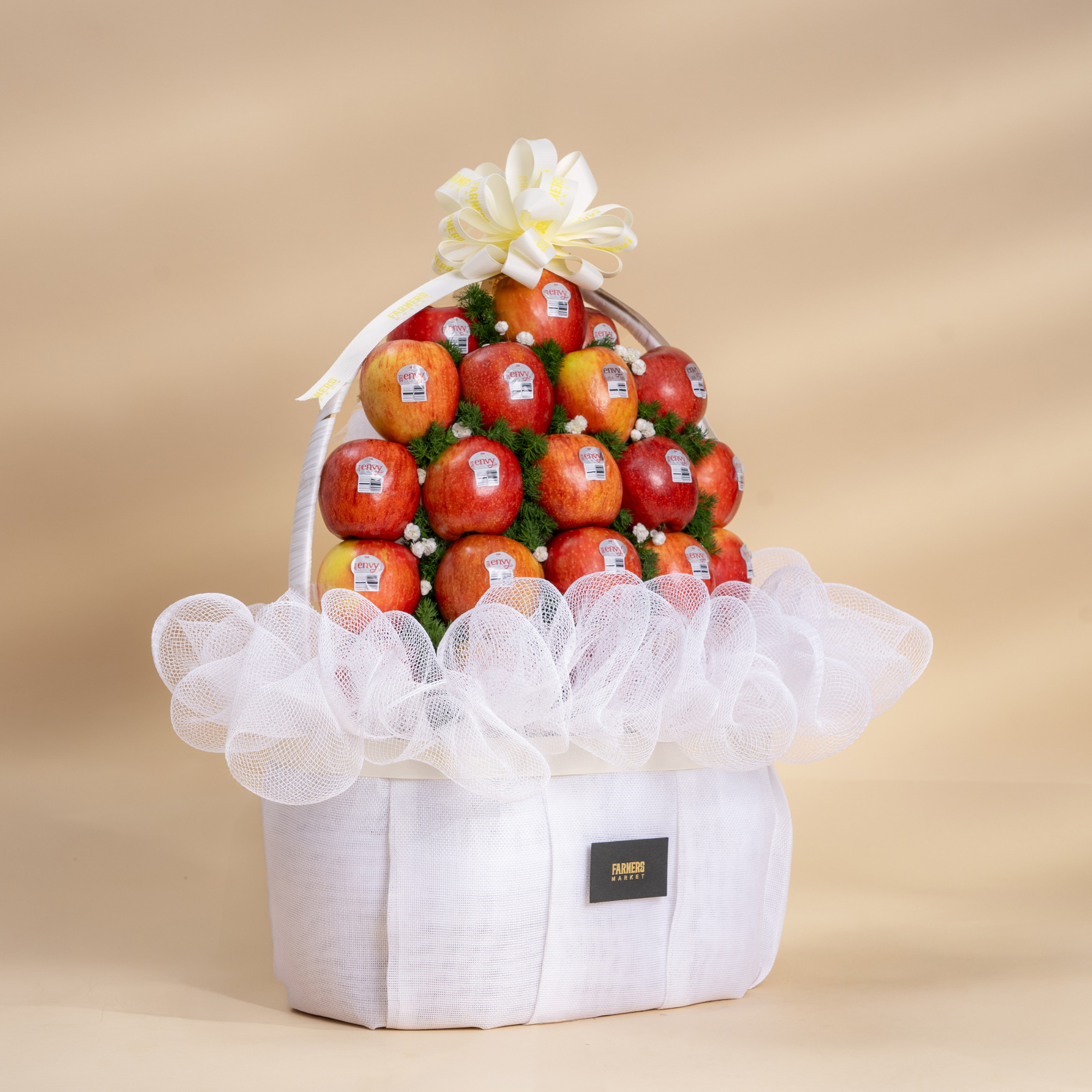  Giỏ Táo Đỏ Envy Tone Trắng Sang Trọng - GIAO NỘI THÀNH TPHCM 