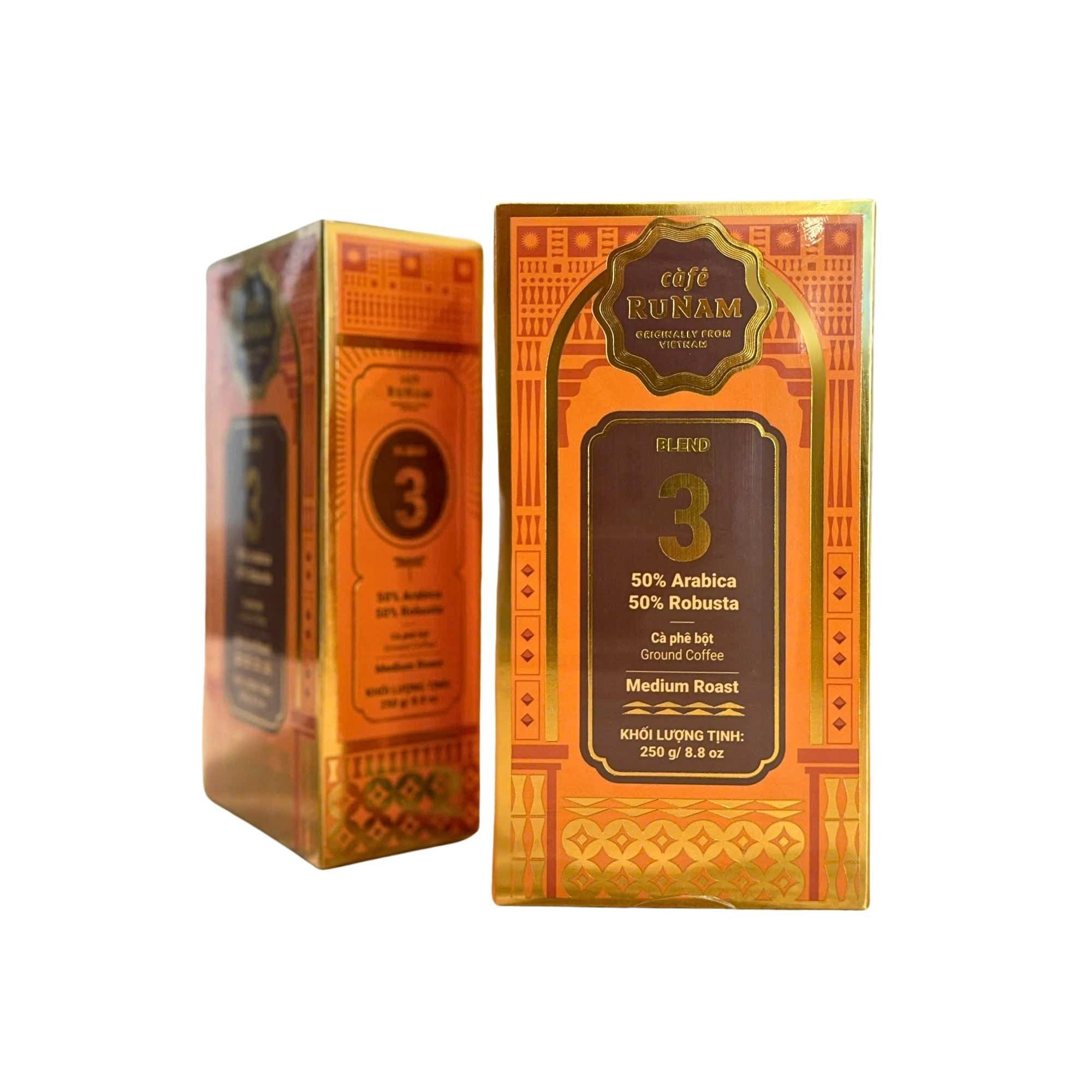  Cà phê bột số 3 Runam hộp 250 g - GIAO HÀNG TOÀN QUỐC 