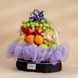  Giỏ Trái Cây Tone Đen Tím Thanh Lịch - GIAO NỘI THÀNH TPHCM 
