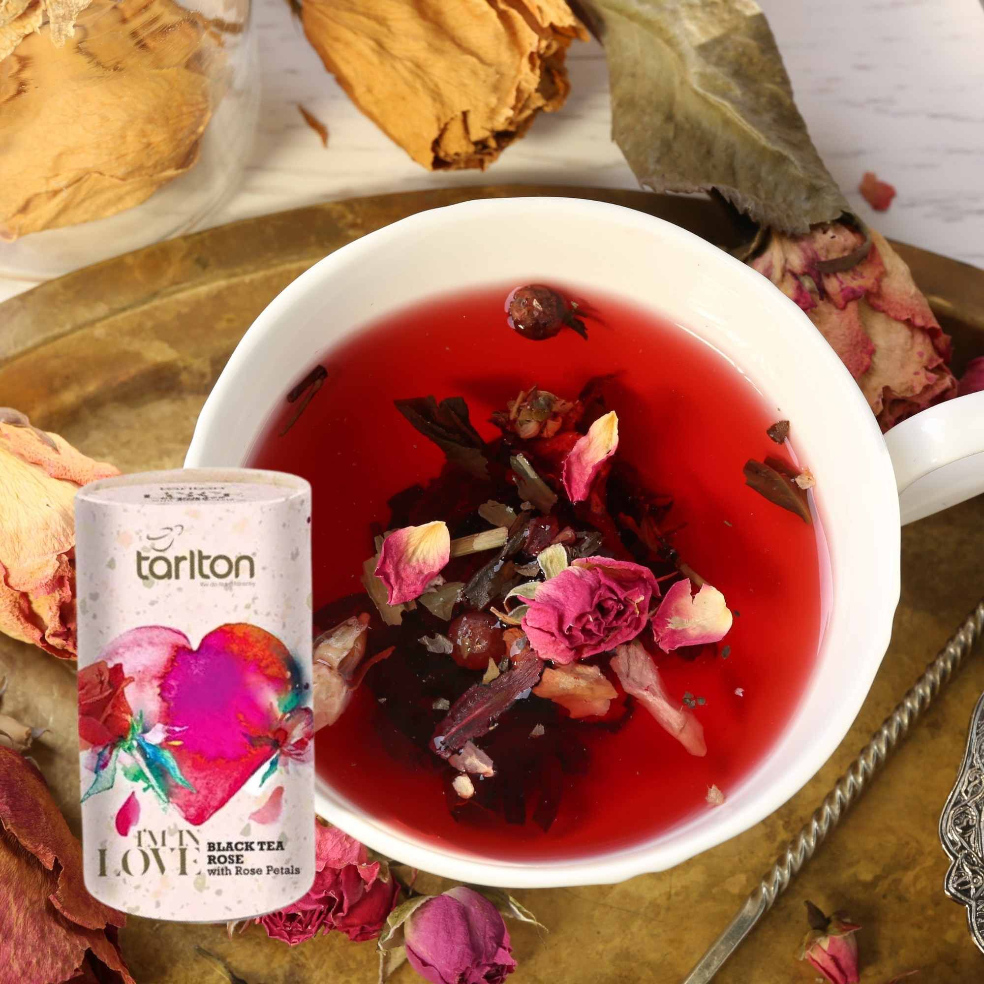  Trà đen cánh hoa hồng Tarlton 100 g 