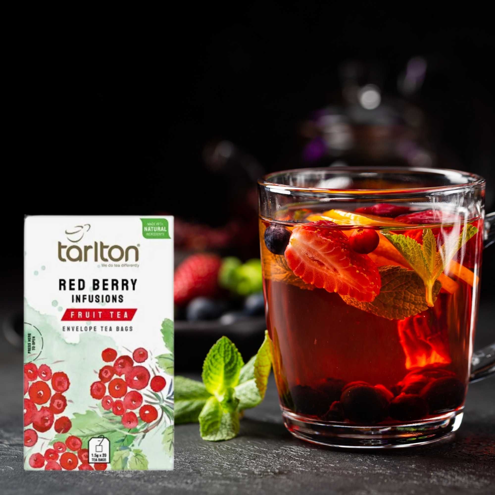  Trà trái cây quả mọng đỏ Tarlton 30G 