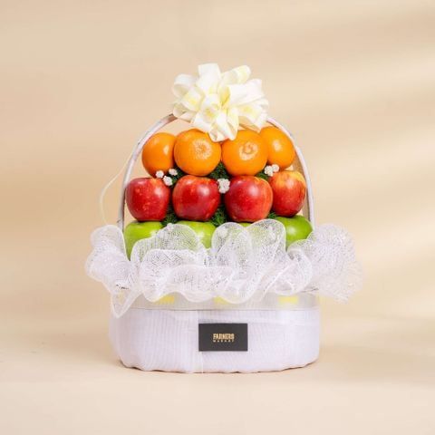  Giỏ Táo Và Quýt Tone Trắng Cơ Bản - GIAO NỘI THÀNH HCM 
