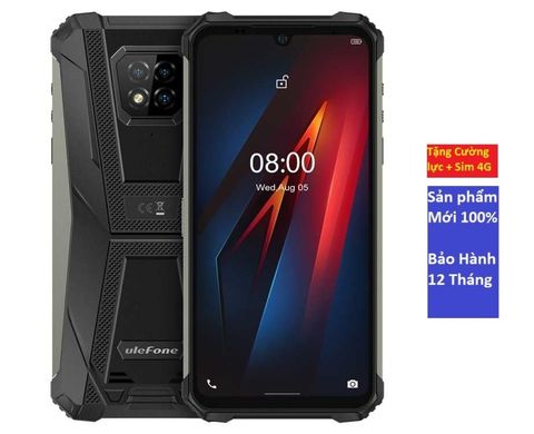 Điện thoại ULEFONE ARMOR 8 - RAM 4G- ROM 64G -SIÊU BỀN - Chống Nước Chuẩn IP69K