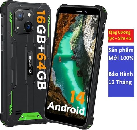 Điện thoại OUKITEL G2 Chính hãng mới nguyên seal chống nước chống va đập NFC sinh trắc học