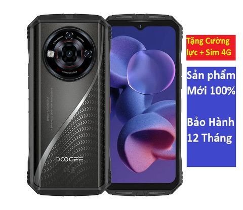 Điện thoại DOOGEE S118 Pro 5G | 24GB (8+16)+512GB, AI Triple Camera, 10800mAh, chống nước chống va đập