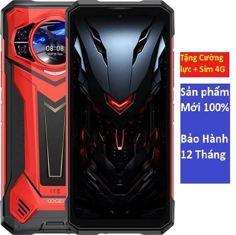 CAO CẤP |Điện thoại DOOGEE S200 Plus 5G AI | RAM 32GB - ROM 512GB | Pin 10.100 maH | Chống nước chống va đập