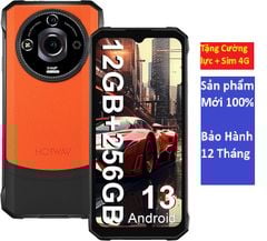 Điện thoại HOTWAV T7 Pro chính hãng mới nguyên seal | 12GB+256GB,6280mAh  chống nước chống va đập giá rẻ