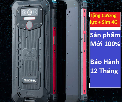 Điện thoại OUKITEL WP5 Pro Chống Nước, Chống Va đập Pin Khủng, 3 Camera