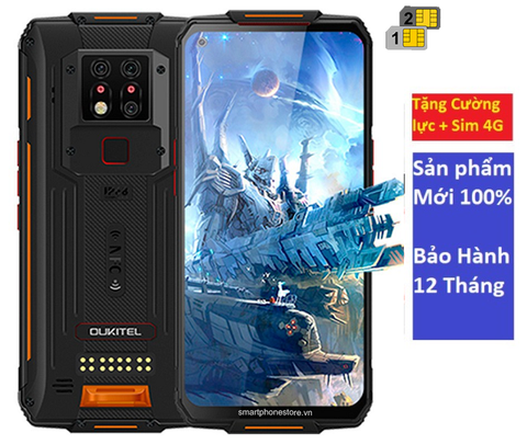 Điện thoại OUKITEL WP7 chính hãng - Dòng máy quân đội Siêu bền Chống nước, Chống Va Đập, Pin KHỦNG