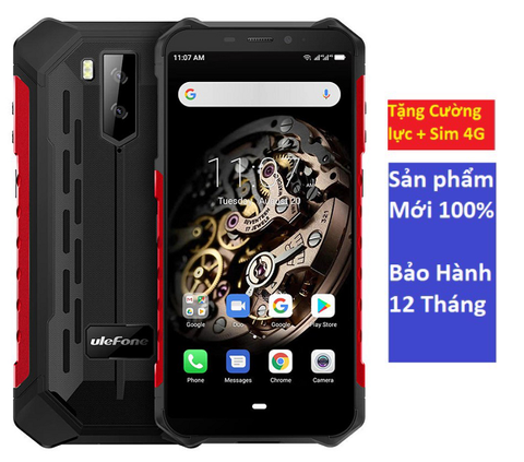 Điện thoại Armor X5 Pro RAM 4GB, ROM 64GB Máy  CHỐNG NƯỚC, CHỐNG VA ĐẬP CHUẨN IP69K