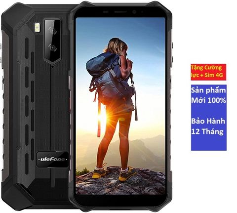 Điện thoại ULEFONE ARMOR X9 PRO Quân đội 64G +CHÍP 8 NHÂN + CHỐNG NƯỚC, CHỐNG VA ĐẬP