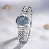 ĐỒNG HỒ TOPHILL TOC001L.S1332 Nữ máy quartz kính sapphire size 27x30mm 3ATM