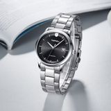 ĐỒNG HỒ TOPHILL TW076G.S1158 Nam dây Thép 316L máy Automatic kính Sapphire Size 41mm 5ATM
