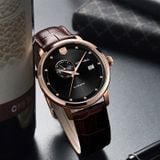 ĐỒNG HỒ TOPHILL TW061G.PZ3158 Nam dây da máy Automatic kính Sapphire Size 42mm 5ATM