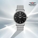 ĐỒNG HỒ NEWSKY NS5009G.S02 Nam máy quartz kính sapphire size 38mm 3ATM