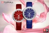 ĐỒNG HỒ TOPHILL TE065L.ML1337 Nữ Máy quartz(pin) Dây da Kính sapphire 3ATM