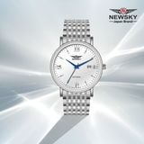 ĐỒNG HỒ NEWSKY NS5009G.S01 Nam máy quartz kính sapphire size 38mm 3ATM