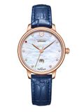 ĐỒNG HỒ TOPHILL TE059L.PL3238 Nữ Máy Automatic Dây da Kính sapphire 5ATM