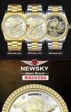 ĐỒNG HỒ NEWSKY NS5020G.S06 Nam máy quartz Kính sapphire Size 40mm 3ATM