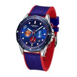 ĐỒNG HỒ TOPHILL TL023G.PL1352 Nam Dây nhựa su Máy quartz(pin) Kính sapphire 5 ATM