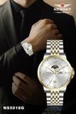 ĐỒNG HỒ NEWSKY NS5018G.S04 Nam máy quartz kính sapphire size 40mm 3ATM