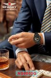 ĐỒNG HỒ NEWSKY NS6003G.S02 Nam máy quartz kính sapphire size 41mm 3ATM