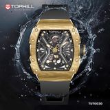 ĐỒNG HỒ TOPHILL TUT003G.GB2158 Nam Máy automatic Sapphire 5ATM